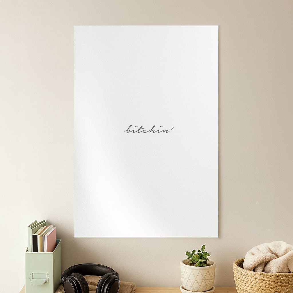 Bitchin' - White Stranger Poster