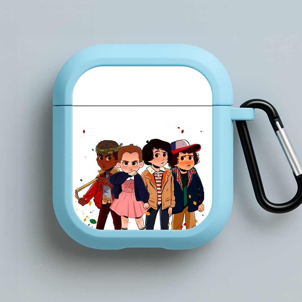 Stranger Kids Blue AirPods Case