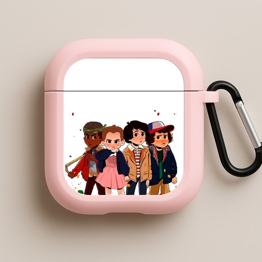 Stranger Kids Pink AirPods Case