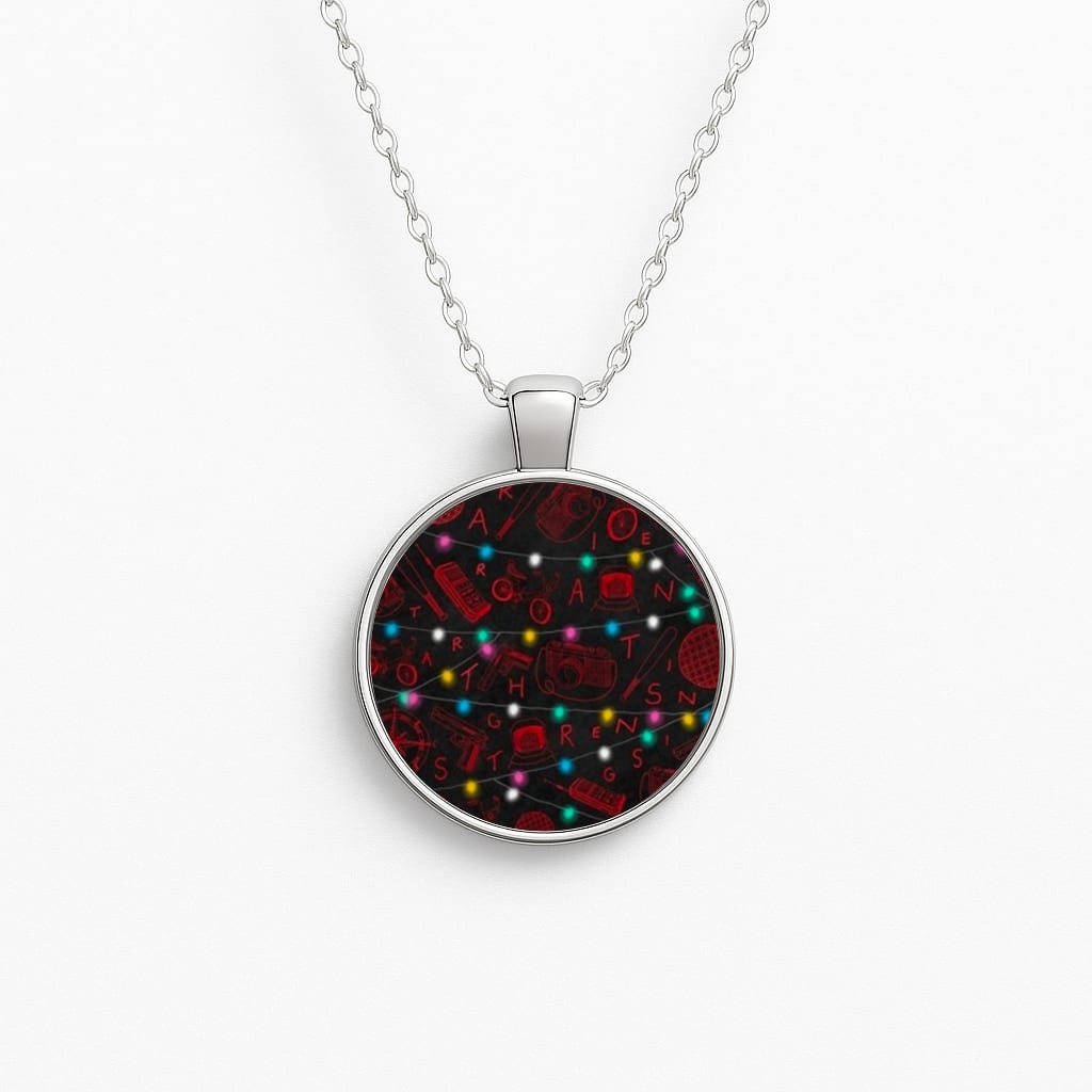 Stranger Red Illustrations Necklace