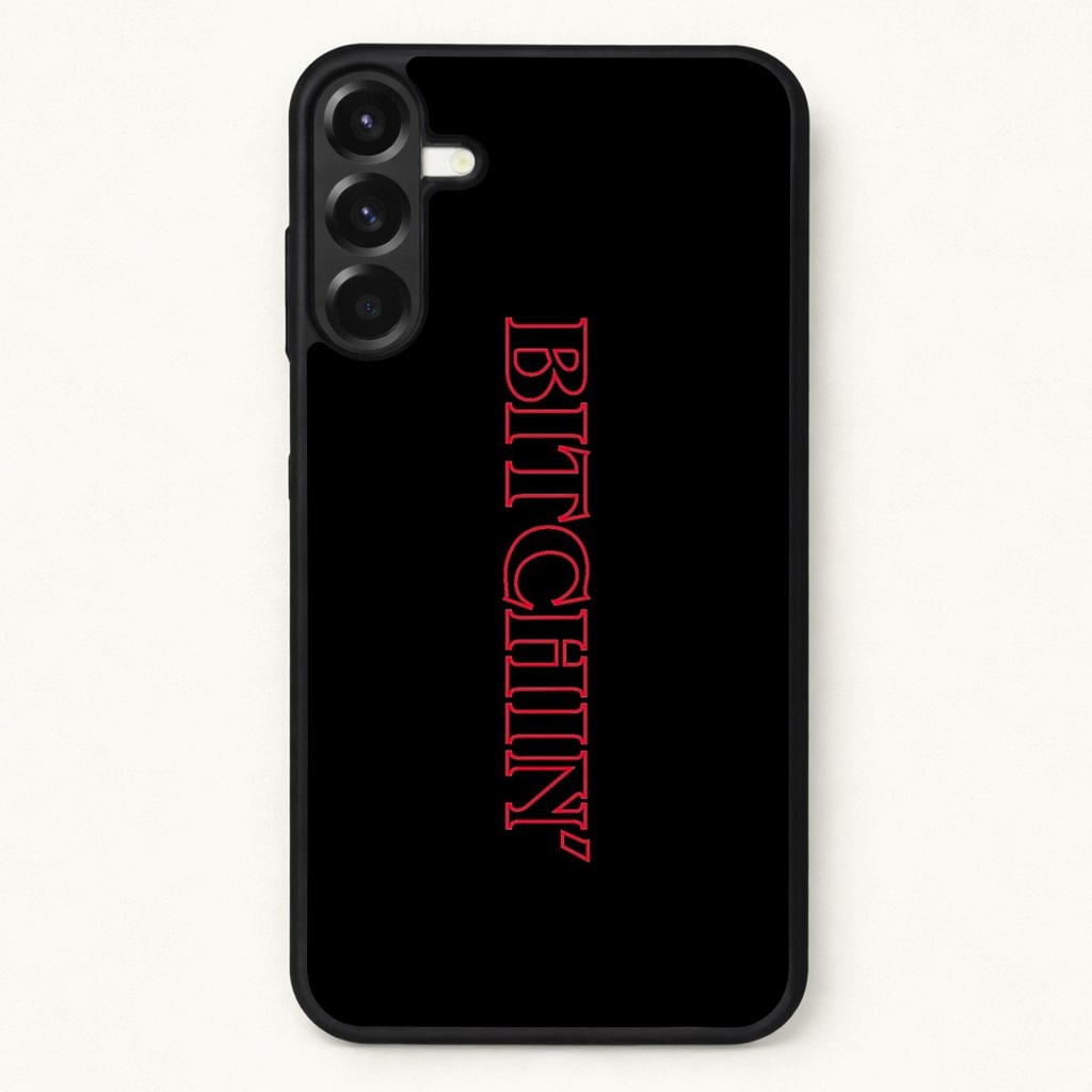 Stranger Bitchin' Logo Phone Case for Galaxy A17