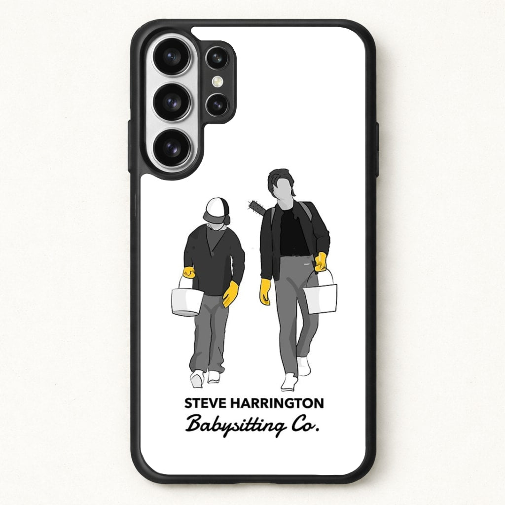 Steve Harrington Babysitting Co Phone Case for Galaxy S26 Ultra