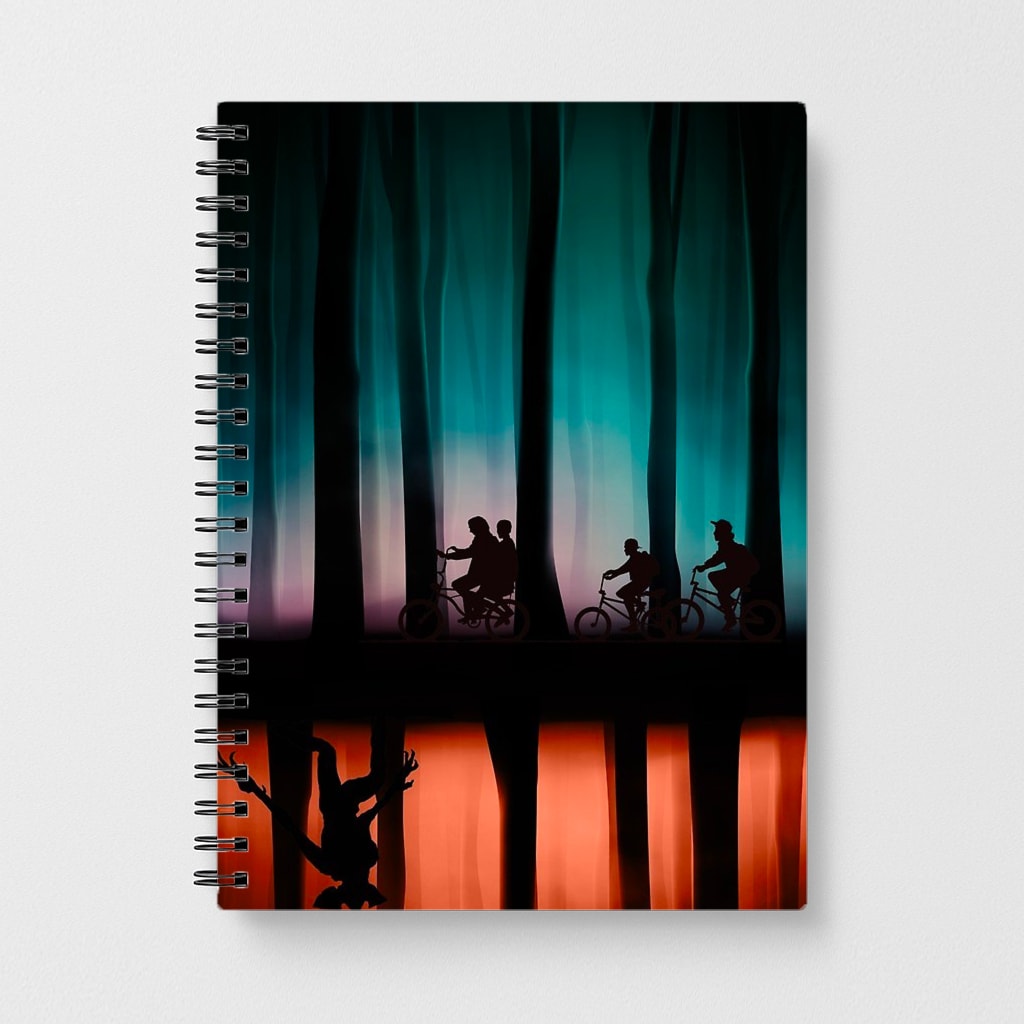 Stranger Things Upside Down Notebook - Fun Cases