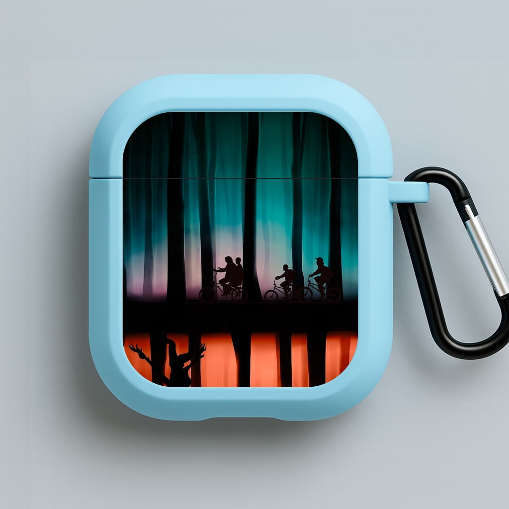Stranger Upside Down Blue AirPods Case