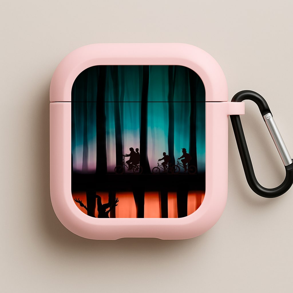 Stranger Upside Down Pink AirPods Case