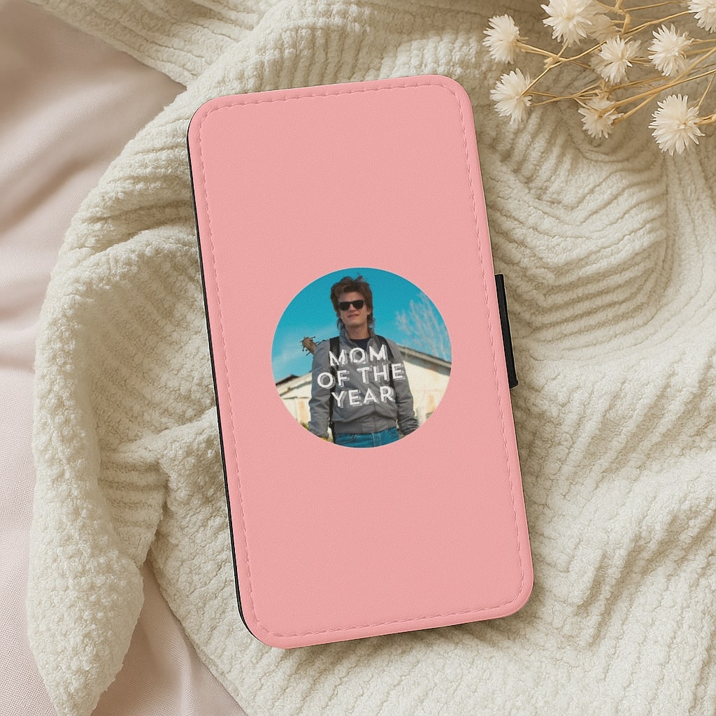Steve Harrington - Mom Of The Year Flip Wallet Phone Case