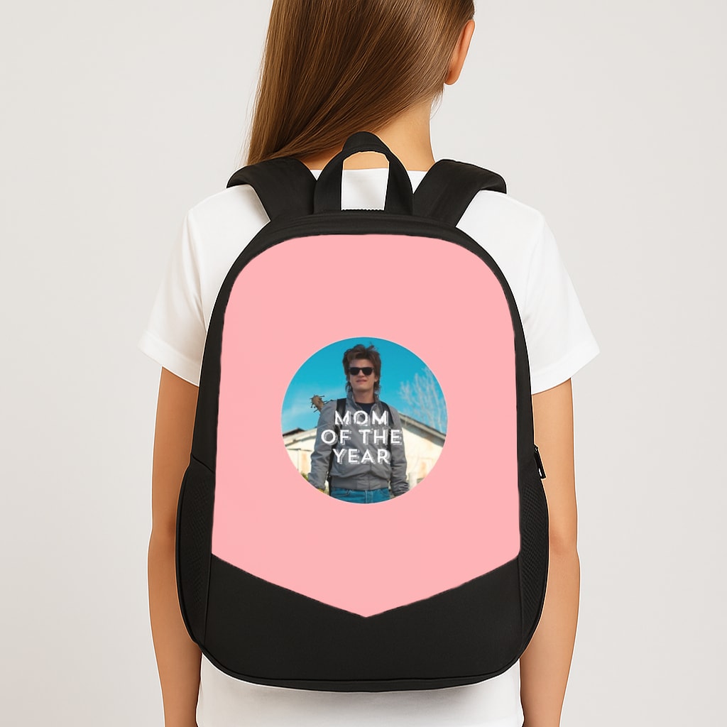 Steve Harrington - Mom Of The Year Large School Bag