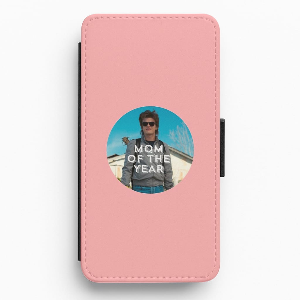Steve Harrington - Mom Of The Year Flip Wallet Phone Case
