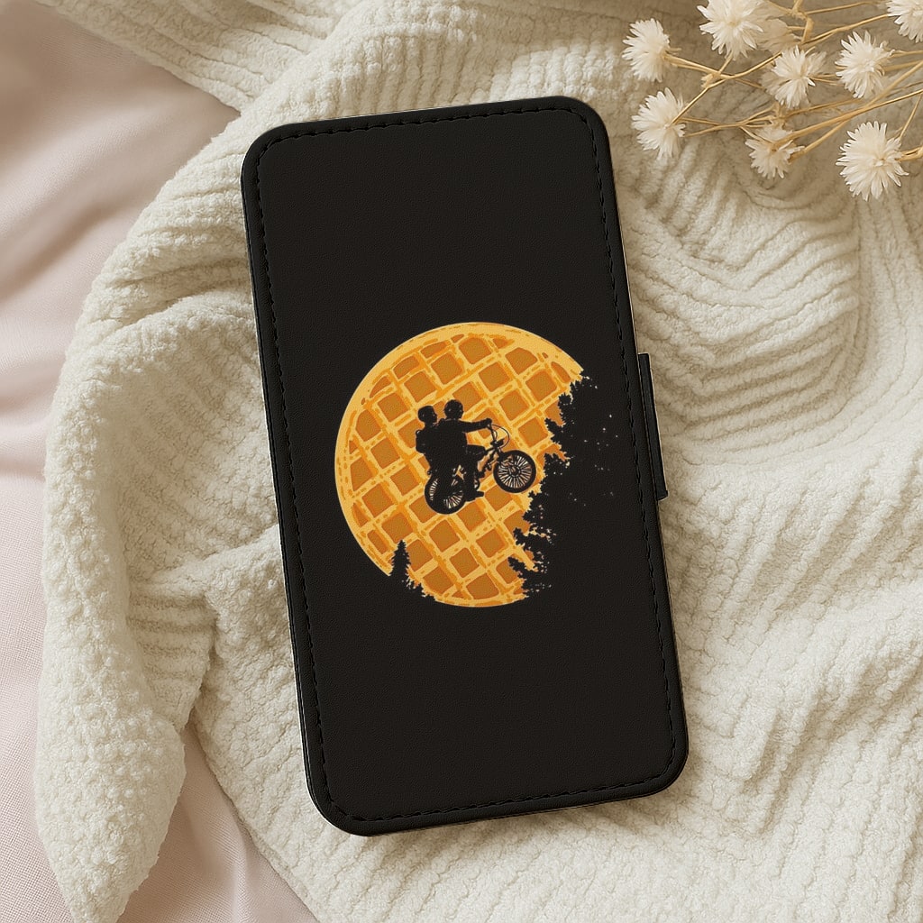 Eggo Moon Flip Wallet Phone Case