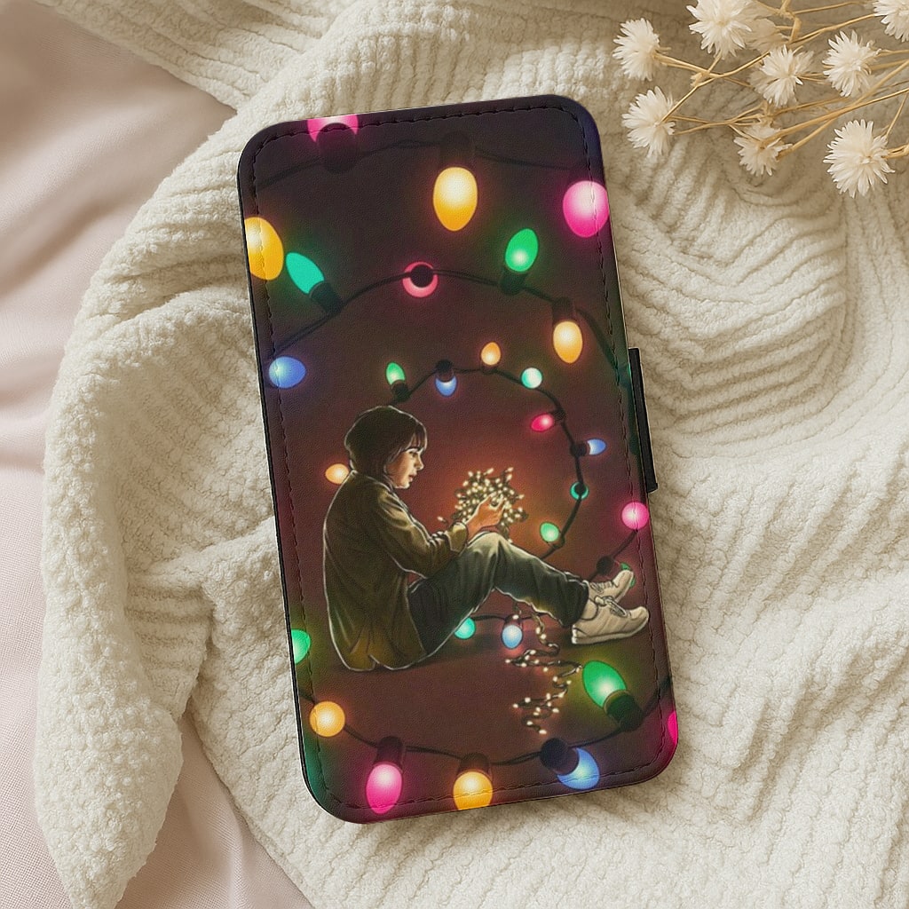 Light Swirl - Stranger Thnigs Flip Wallet Phone Case