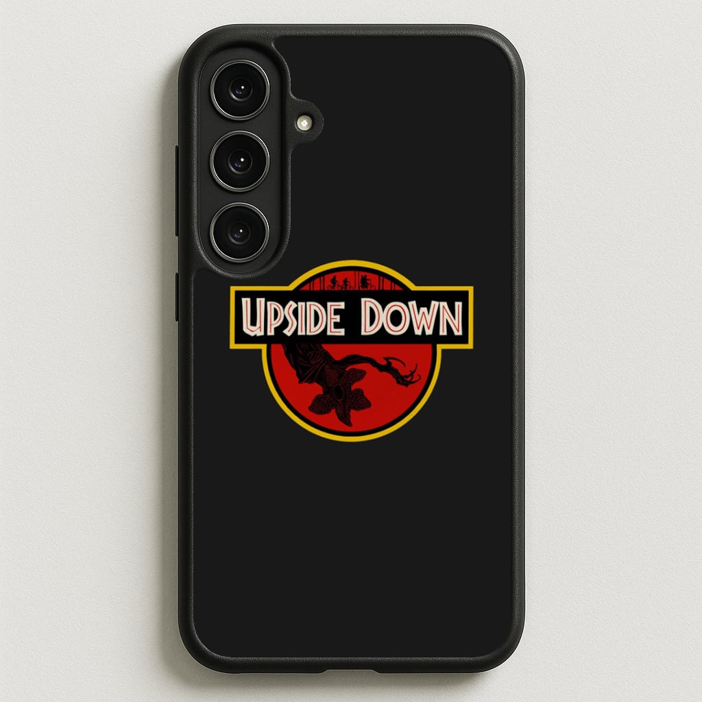 Upside Down - Jurassic Inspired Stranger Phone Case for Galaxy S25FE