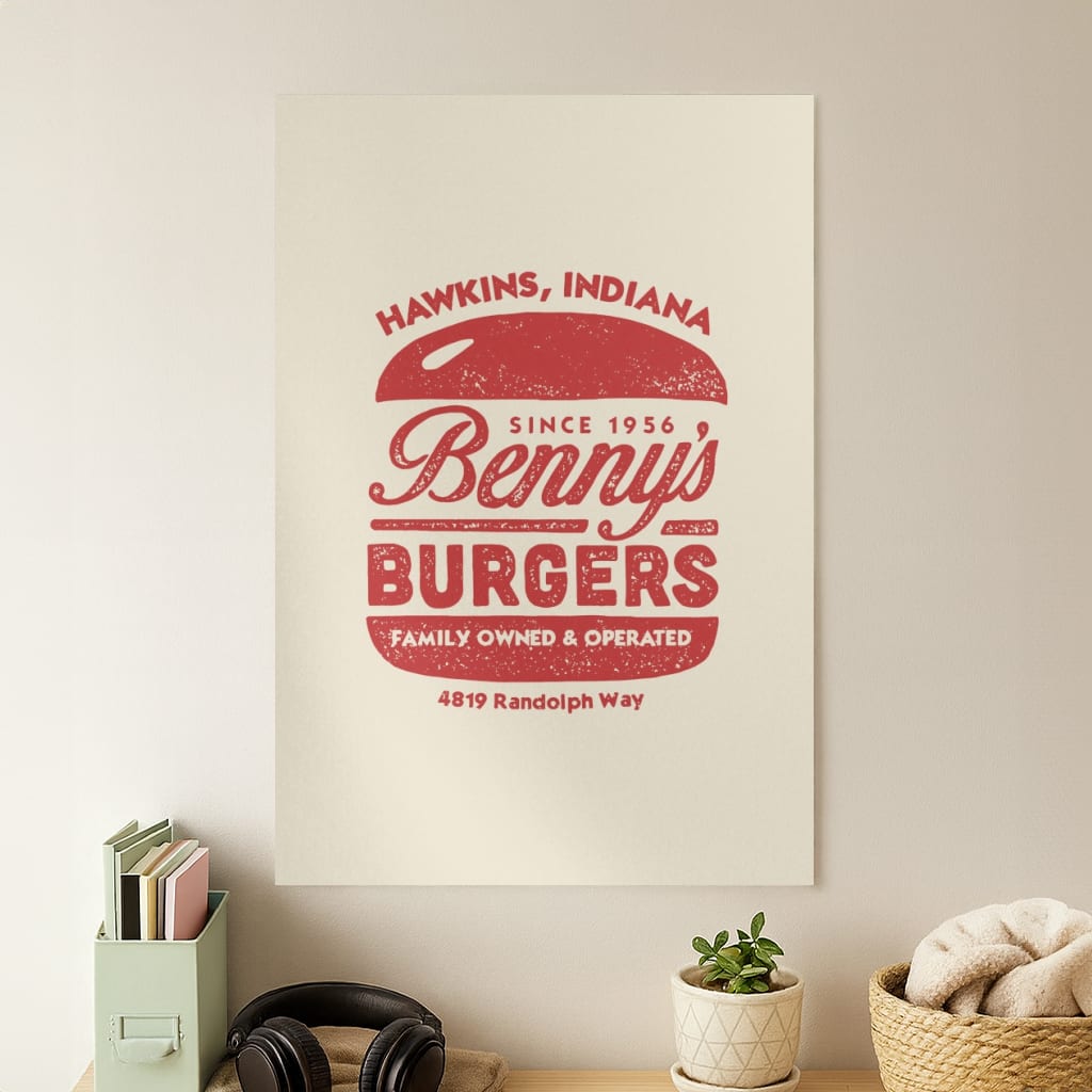 Benny's Burgers Poster