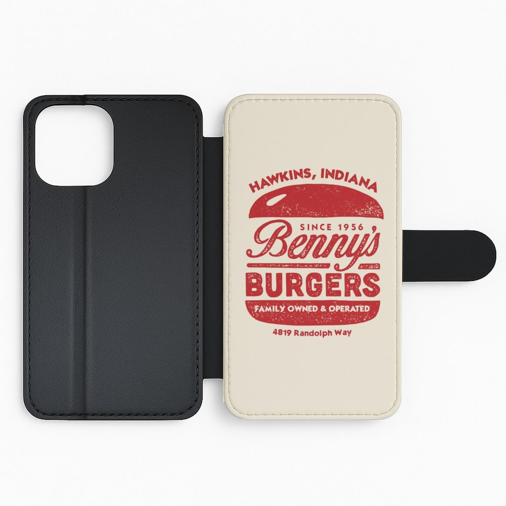 Benny's Burgers Flip Phone Case