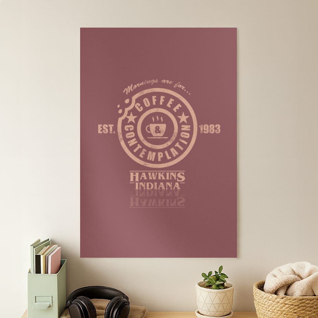 Coffee Contemplation Poster