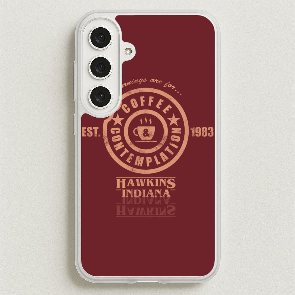 Coffee Contemplation Phone Case for Galaxy S25FE