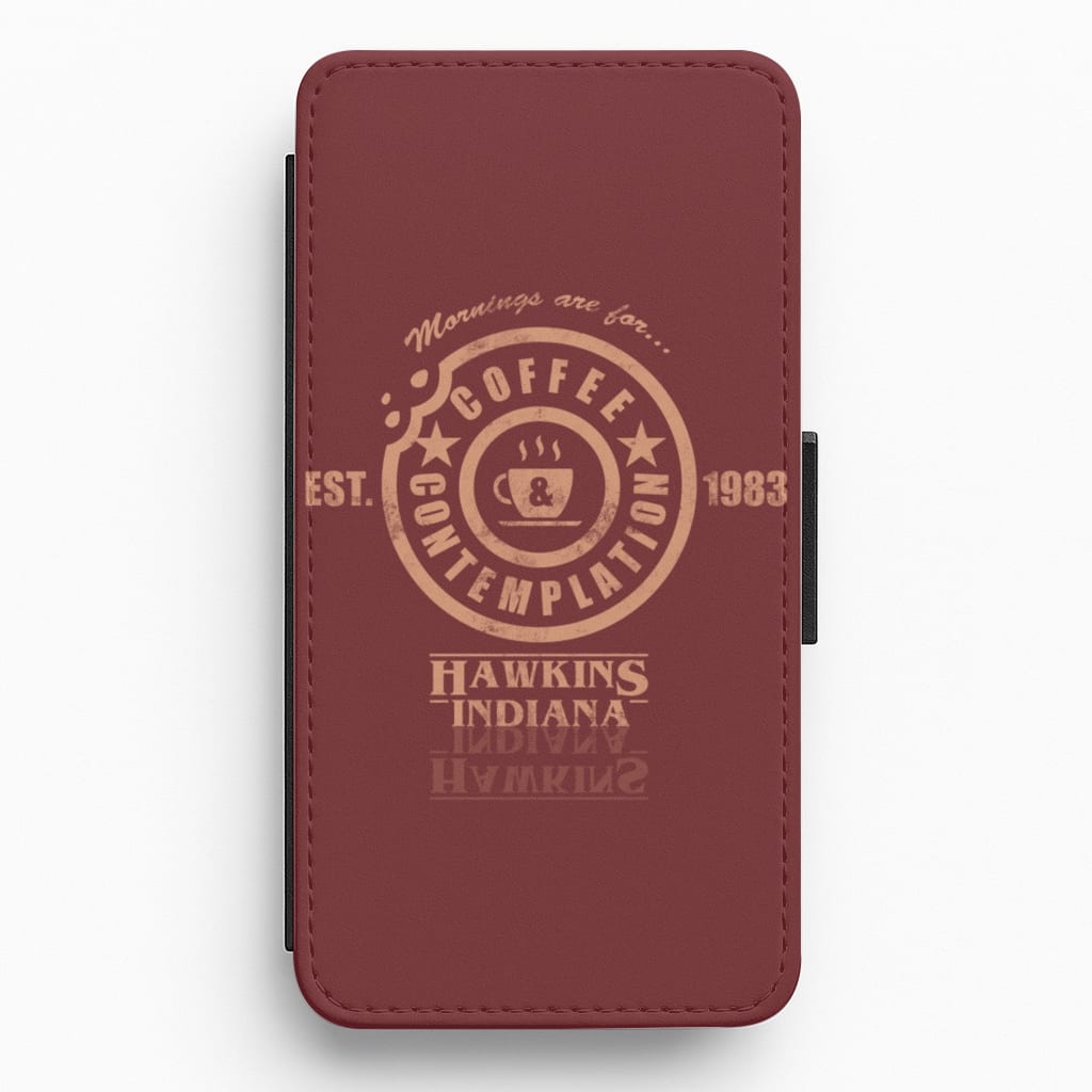 Coffee Contemplation Flip / Wallet Phone Case