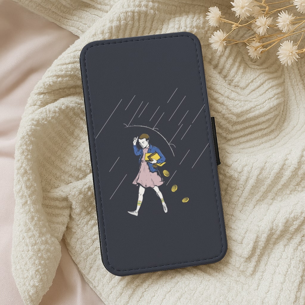 Waffle Rain - Stranger Things Wallet Phone Case
