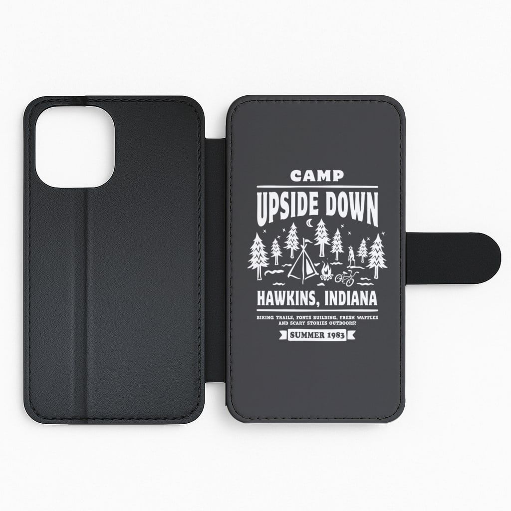 Camp Upside Down - Stranger Things Flip Phone Case