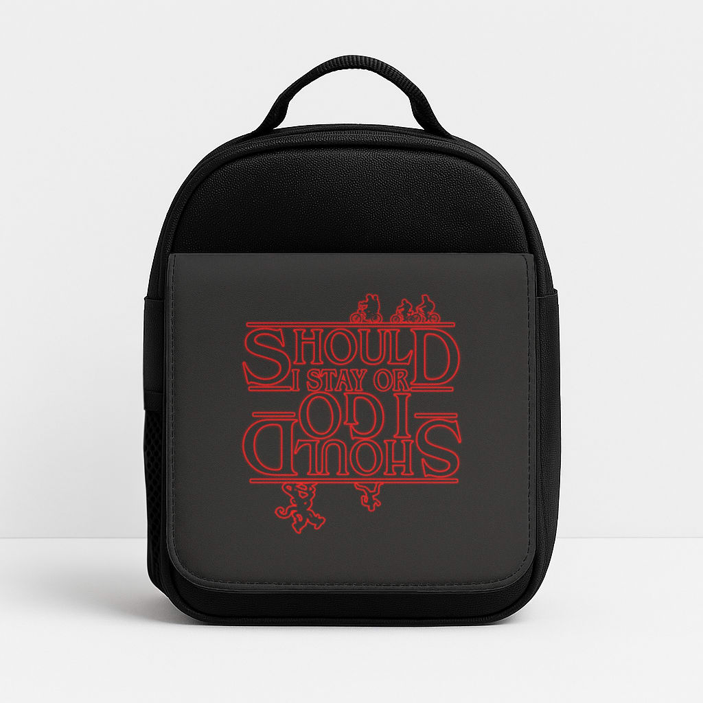 Should I Stay Or Should I Go Upside Down Insulated Lunchbox