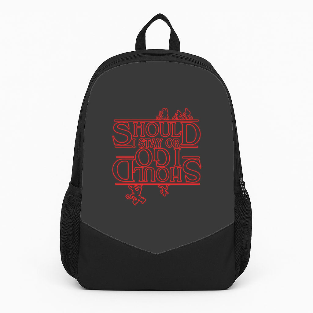 Should I Stay Or Should I Go Upside Down Backpack