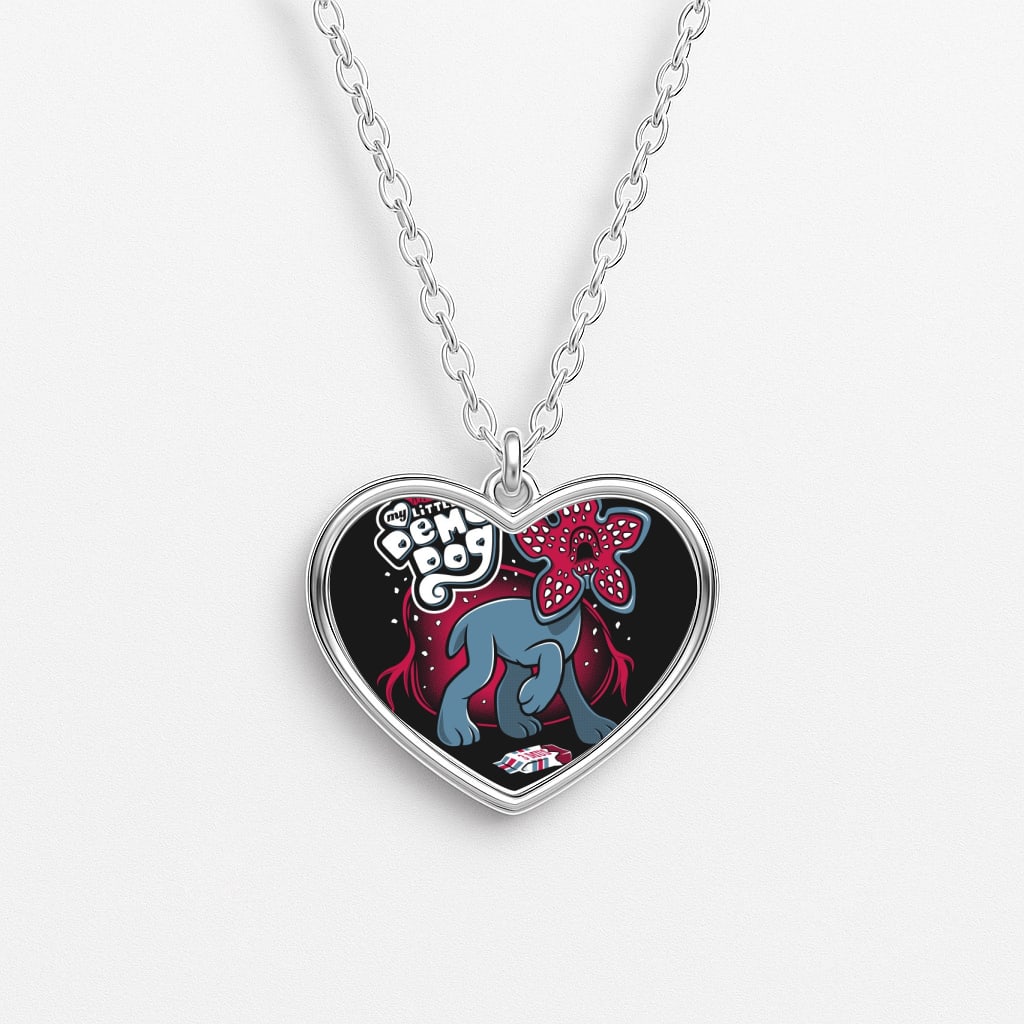 My Little Demo Dog Heart Necklace