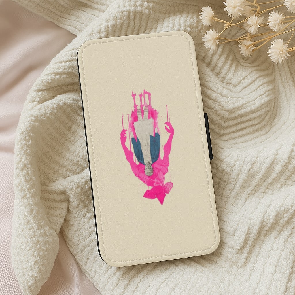 Upside Down Eleven Sketch - Stranger Things Wallet Phone Case