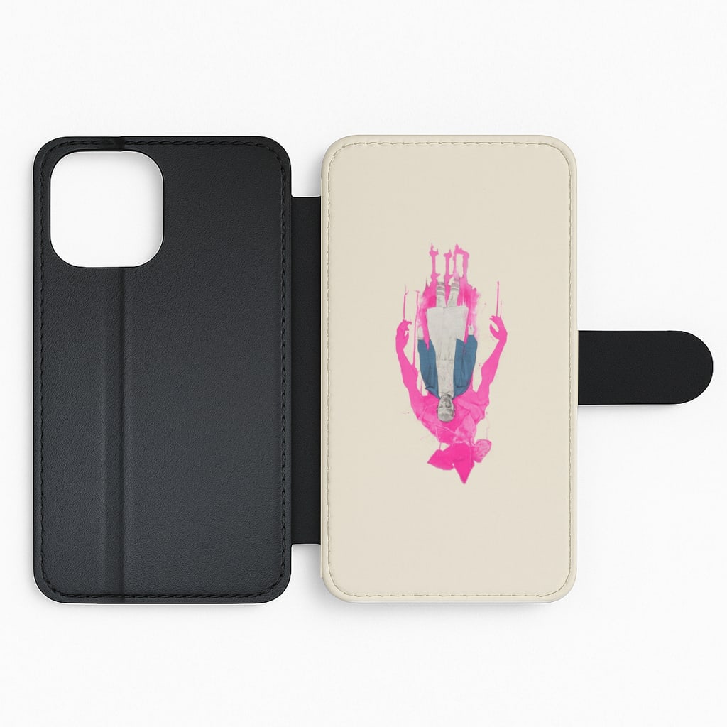 Upside Down Eleven Sketch - Stranger Things Flip Phone Case