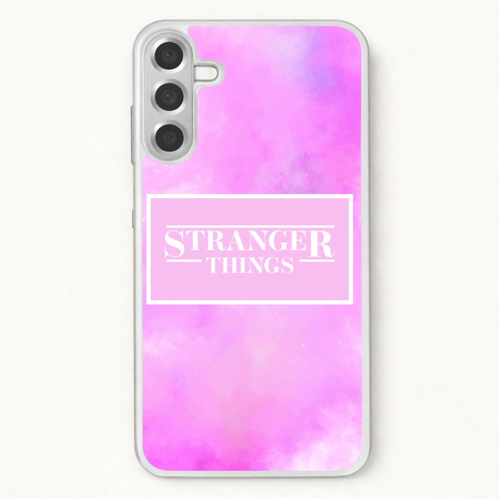Pink Galaxy Stranger Phone Case for Galaxy A37