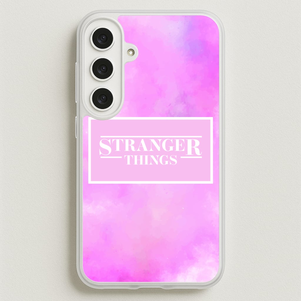 Pink Galaxy Stranger Phone Case for Galaxy S25FE