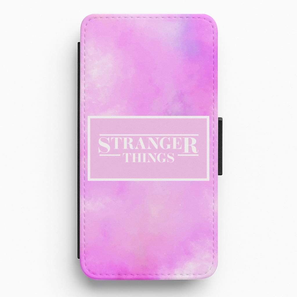 Pink Galaxy Stranger Flip / Wallet Phone Case