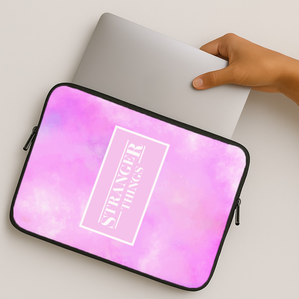 Pink Galaxy Stranger MacBook Case