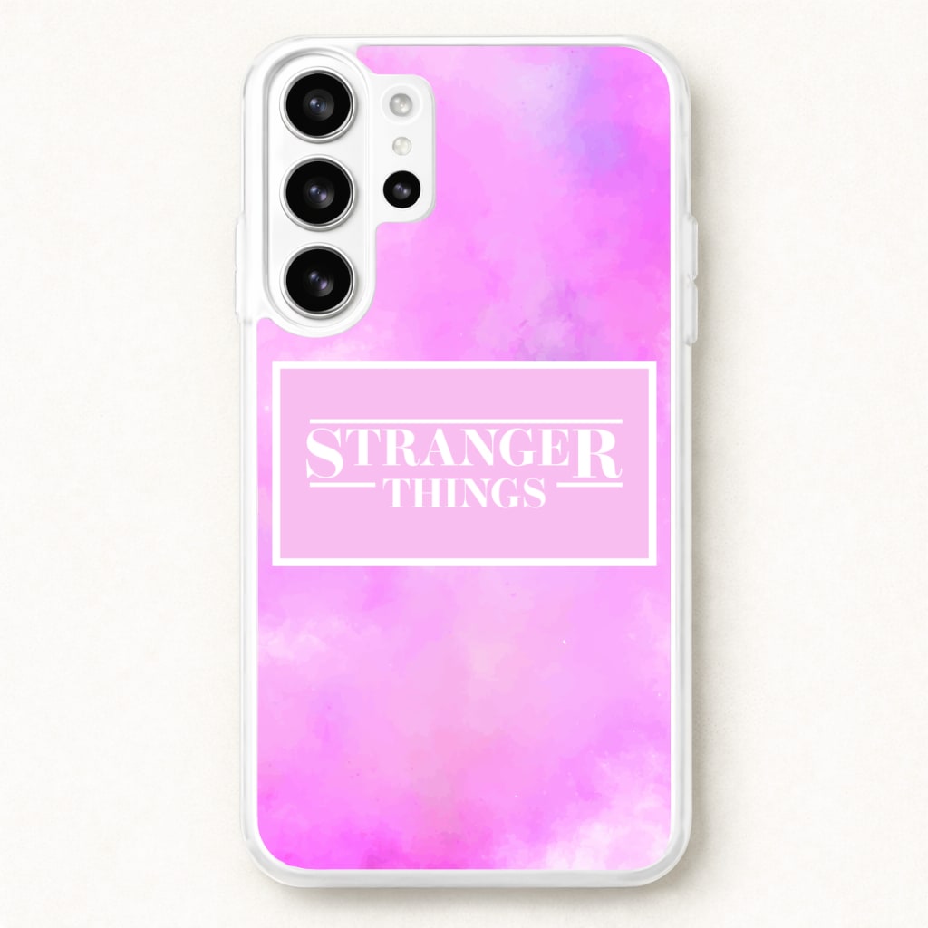 Pink Galaxy Stranger Phone Case for Galaxy S26 Ultra