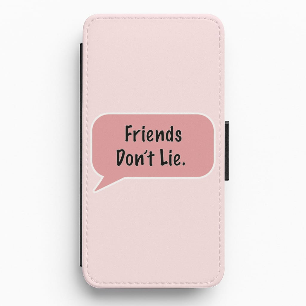 Friends Don't Lie Speech - Stranger Things Flip / Wallet Phone Case