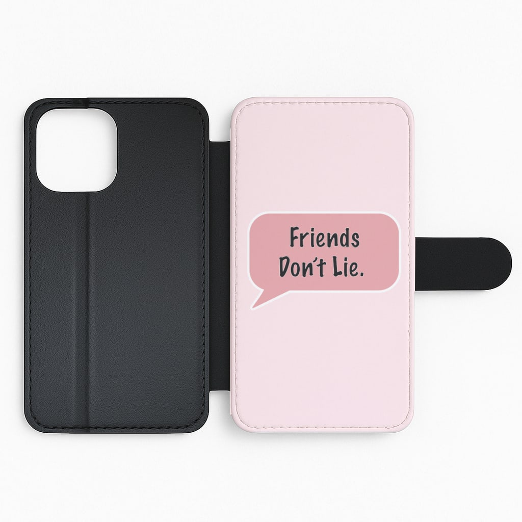 Friends Don't Lie Speech - Stranger Things Flip Phone Case