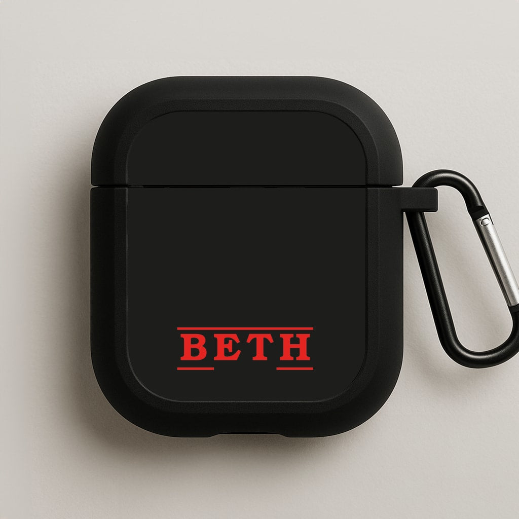 Title - Personalised Stranger AirPods Case