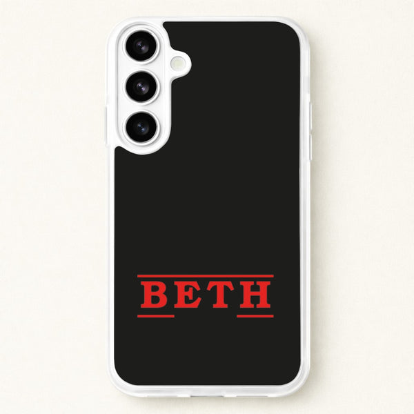 Title - Personalised Stranger Phone Case for Galaxy S26