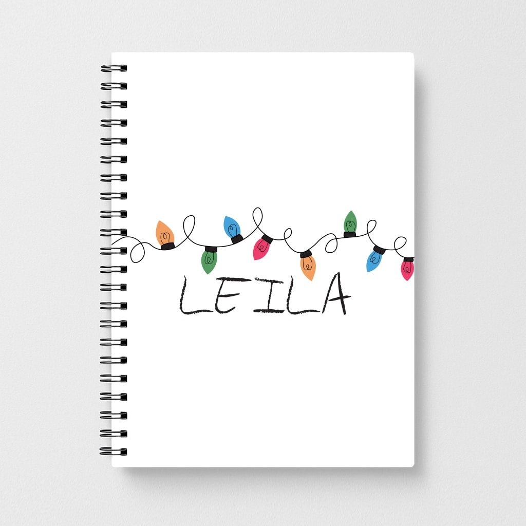 Fairy Lights - Personalised Stranger Notebook