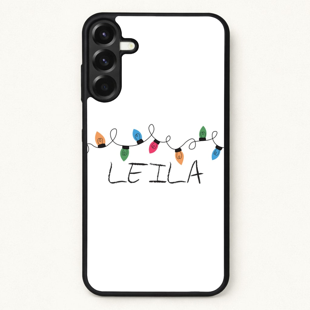 Fairy Lights - Personalised Stranger Phone Case for Galaxy A17