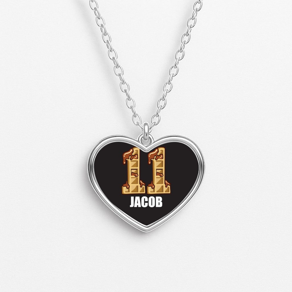 Eleven - Personalised Stranger Heart Necklace