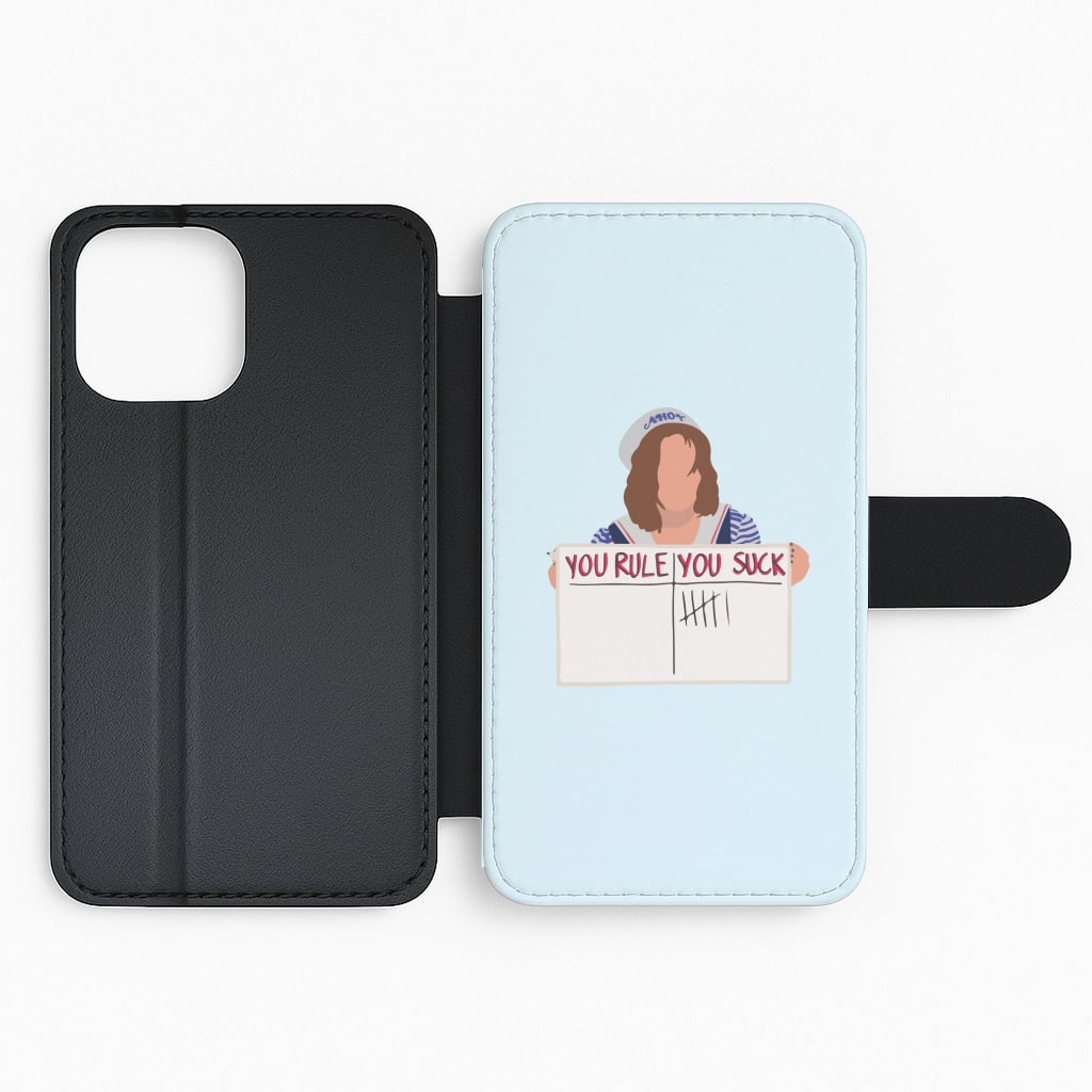 You Suck Tally Flip Phone Case