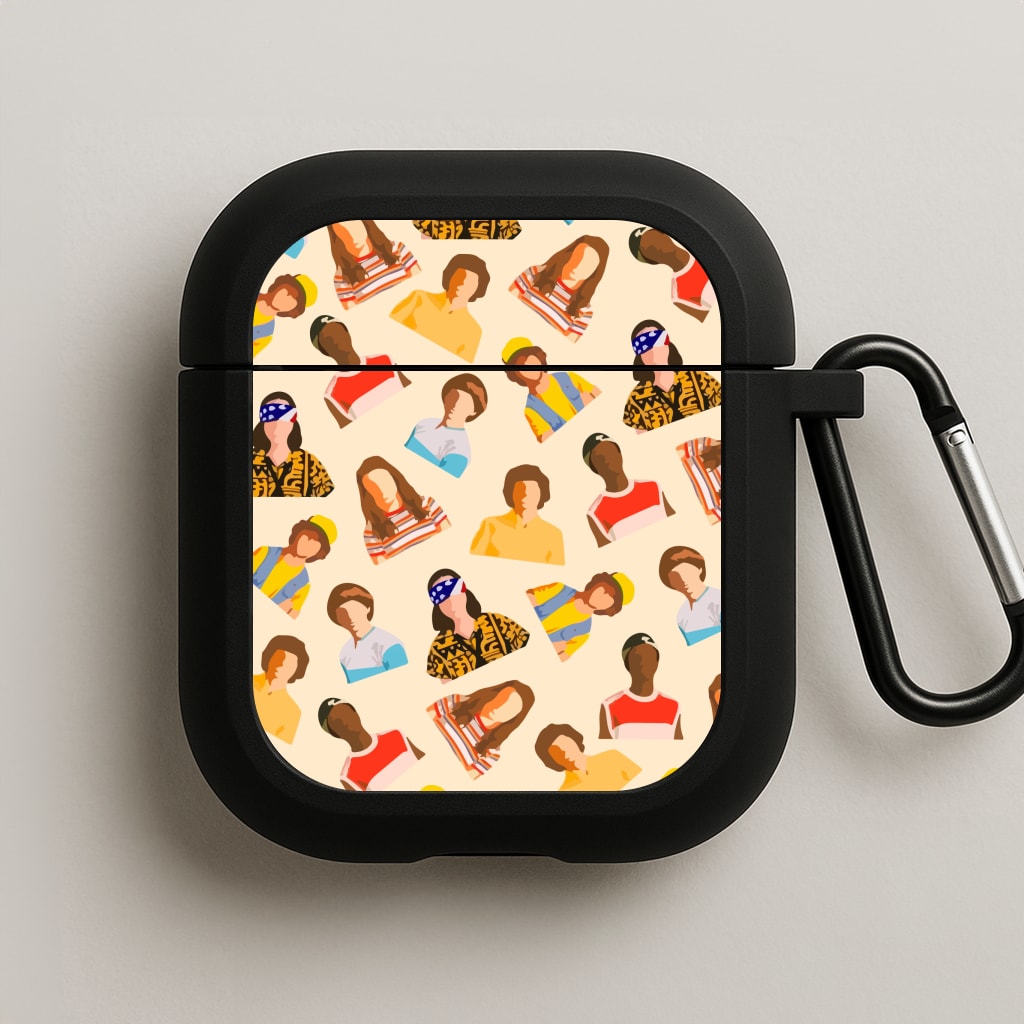 Stranger Pattern AirPods Case