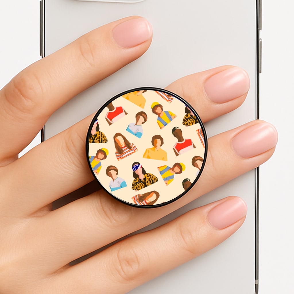 Stranger Pattern Phone Grip