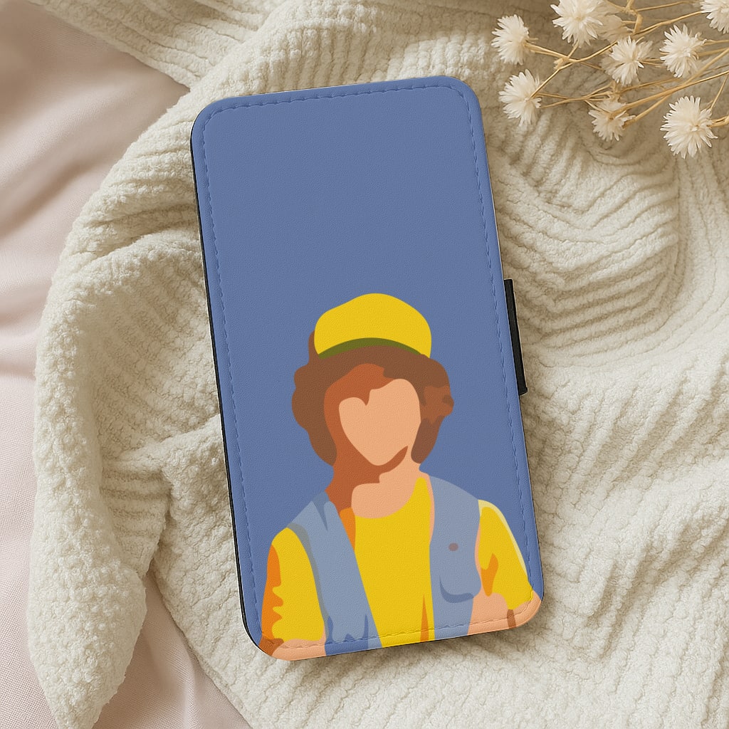 Faceless Dustin - Stranger Things Wallet Phone Case