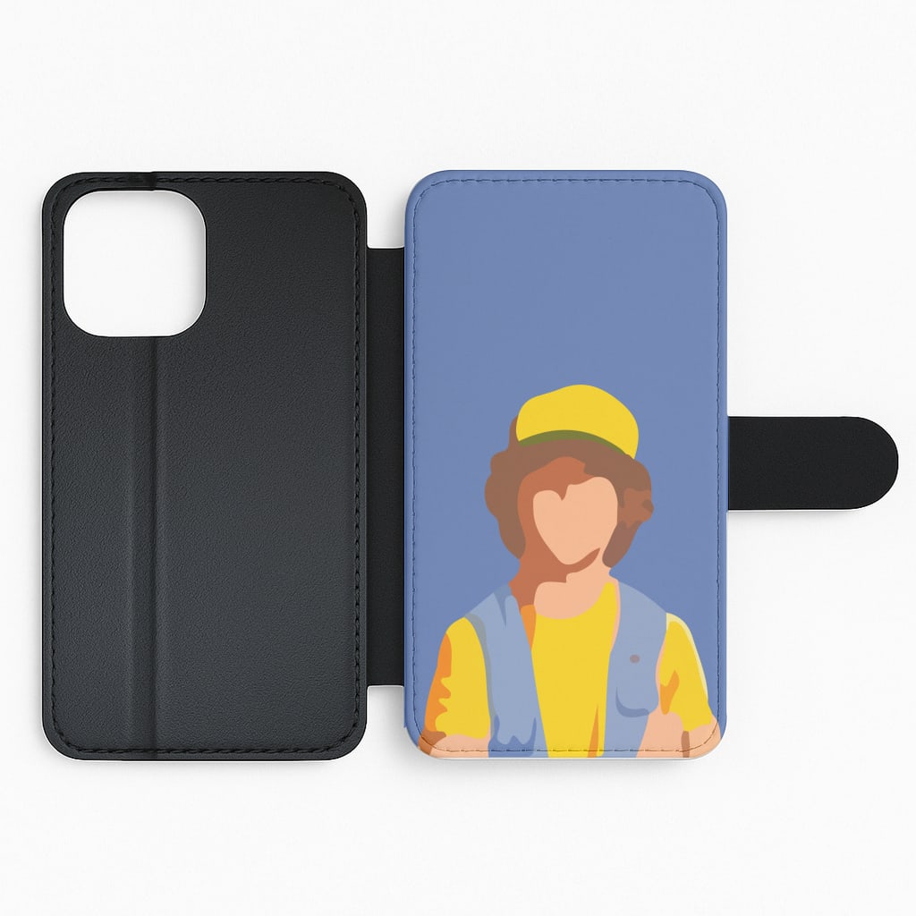 Faceless Dustin - Stranger Things Flip Phone Case