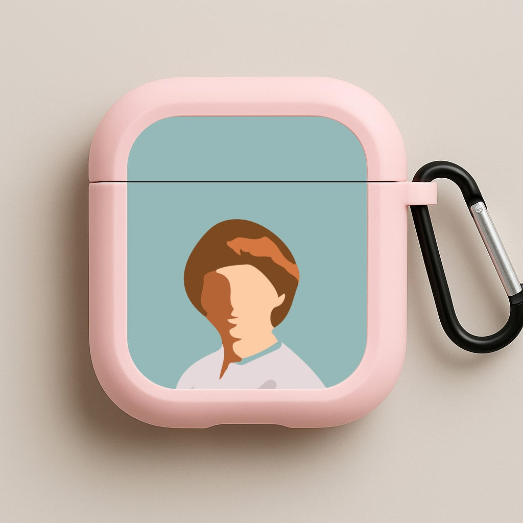 Faceless Will - Stranger Things Pink AirPods Case