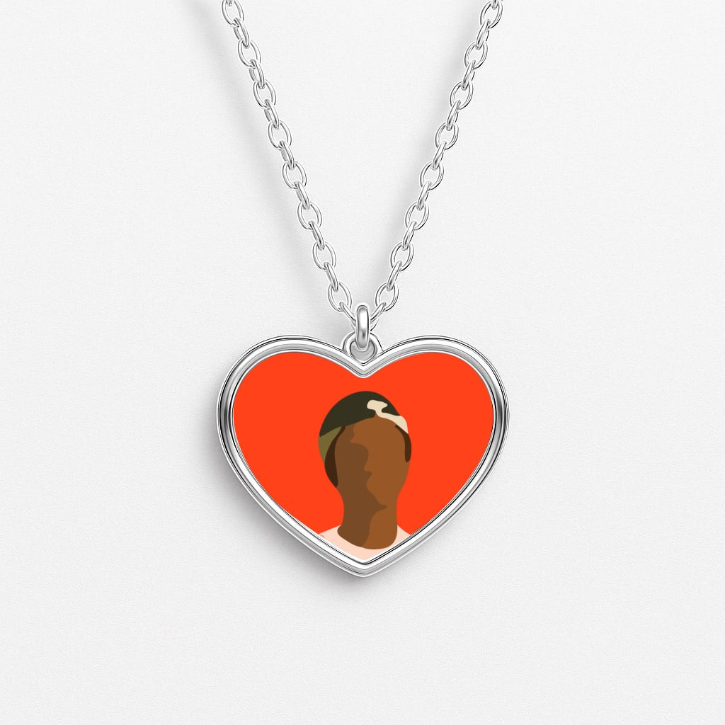Faceless Lucas - Stranger Things Heart Necklace