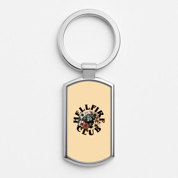 Hellfire Club Silver Keyring
