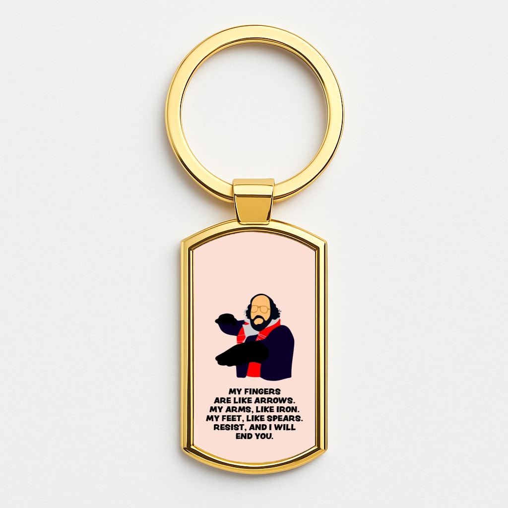 Murray Quote Gold Keyring