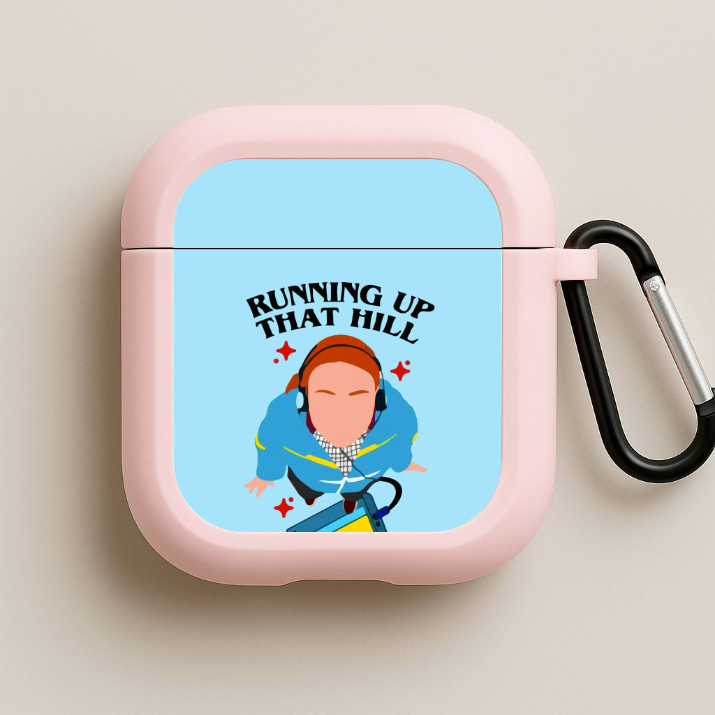 Running Up That Hill Pink AirPods Case