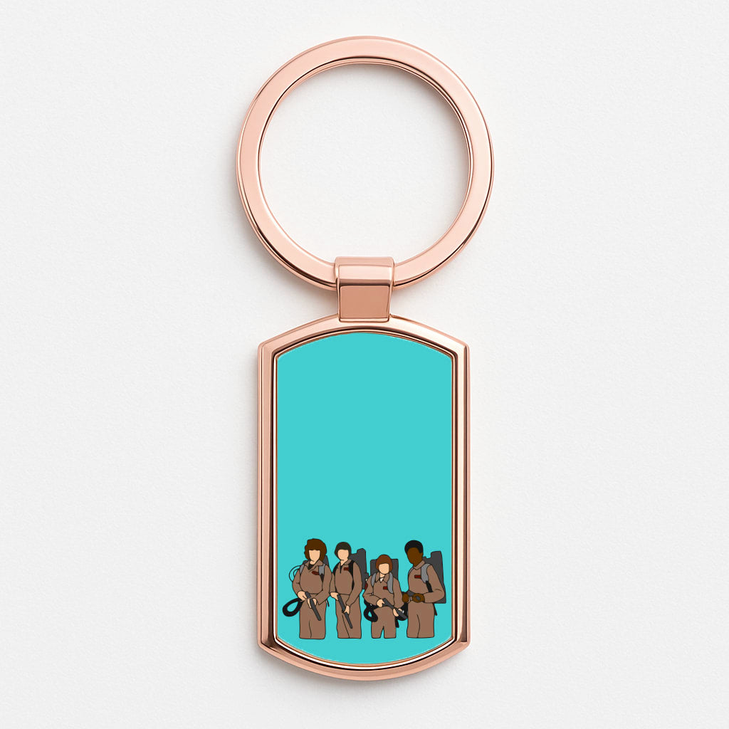 Ghost Busters Costumes Rose Gold Keyring